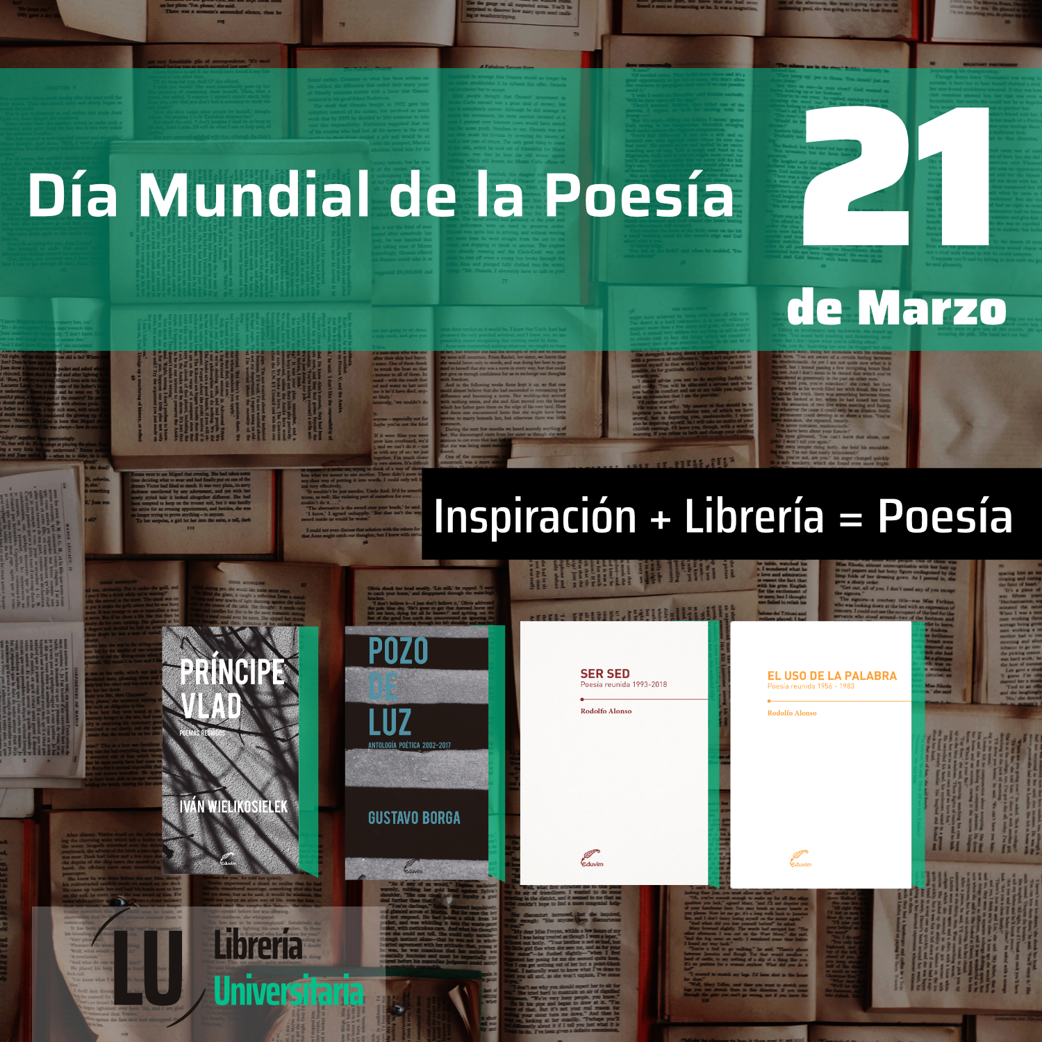 21 de Marzo, Día Mundial de la Poesía.