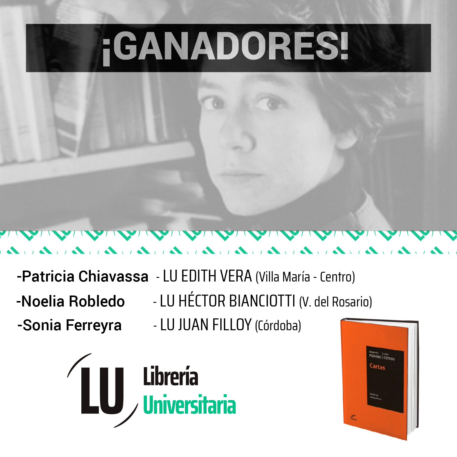 Ganadores del sorteo del 8M