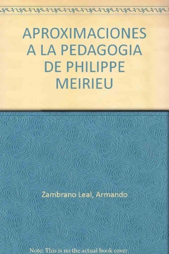 La pedagogía de Philippe Meirieu