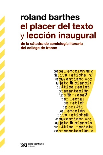 El placer del texto y Lección inaugural