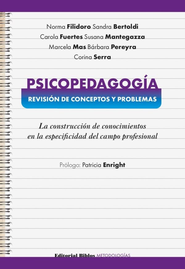 Psicopedagogía: revisión de conceptos y problemas. La construcción de conocimientos en la especifici