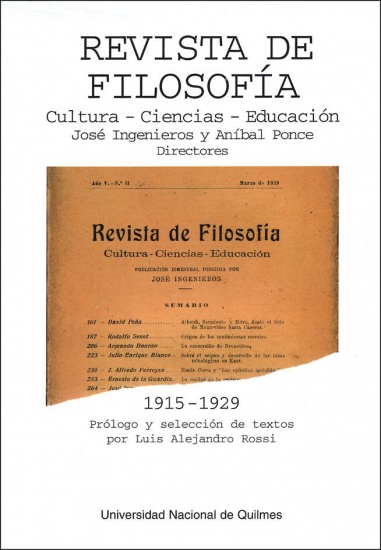 Revista de filosofía, cultura, ciencias y educación