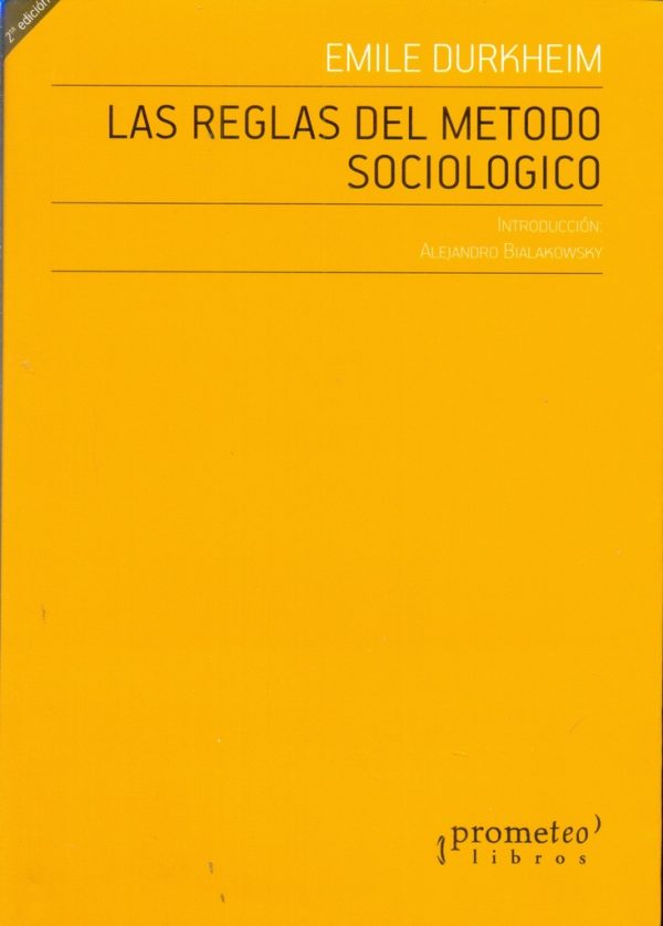 Las Reglas del metodo sociologico