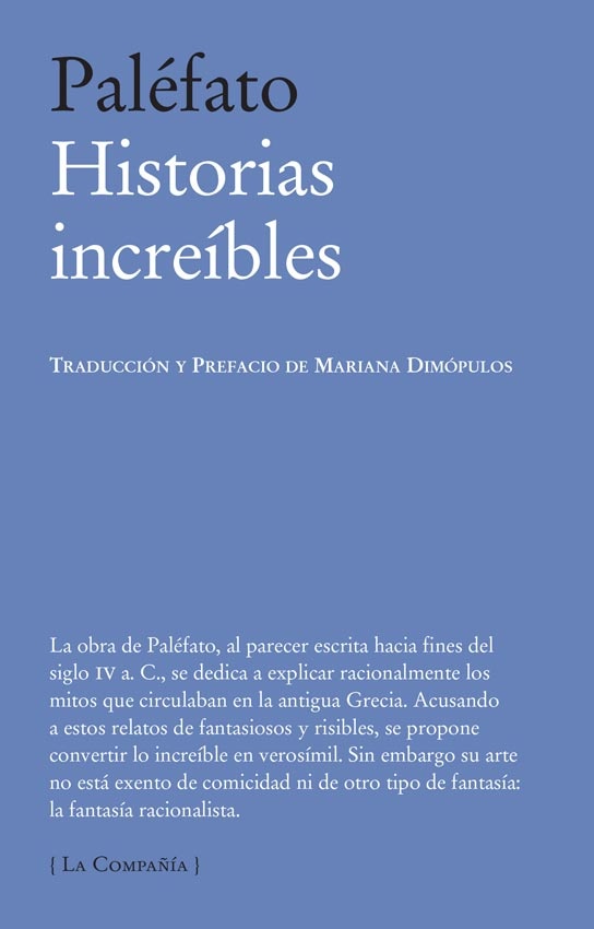Historias increibles. Mitologia griega