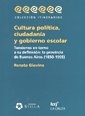 Cultura política, ciudadanía y gobierno escolar