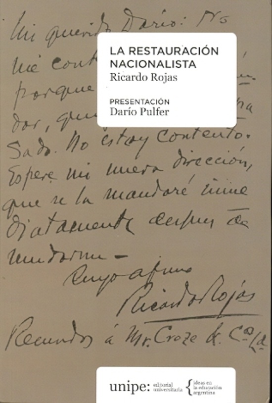 La restauración nacionalista de Ricardo Rojas