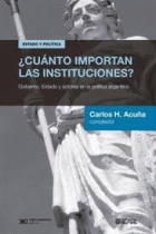 ¿Cuánto importan las instituciones?