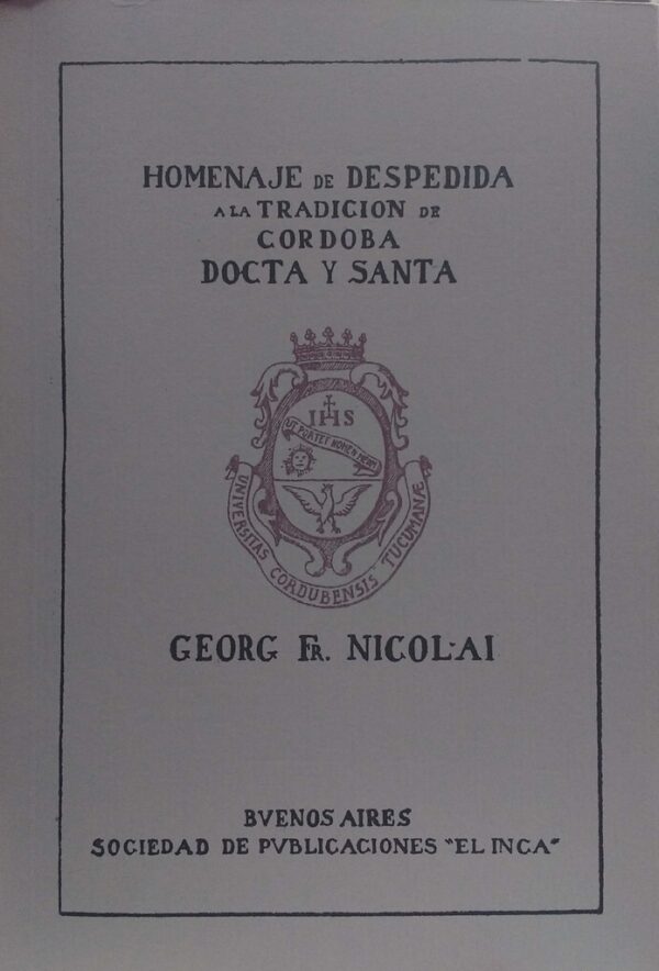 Homenaje de despedida a la tradición de Córdoba docta y santa