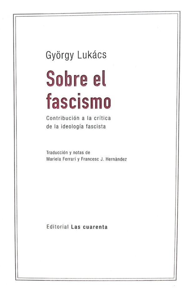 Sobre el fascismo